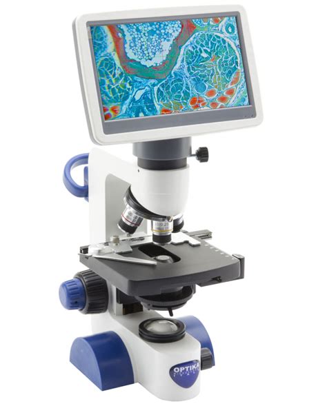 B V Monocular Brightfield Microscope X With Monitor Bundle