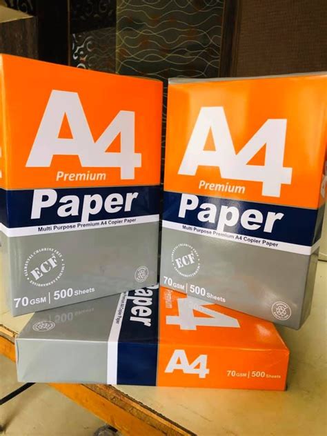 White A4 Copier Paper Packaging Type Shrink Wrap Size 210 X 297 Mm