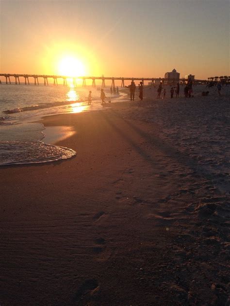 Beautiful Sunset On Pensacola Beach The Day Before I Go To Bootcamp I