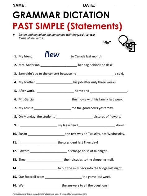 26 Past Simple Worksheet All Things Grammar Incognosis
