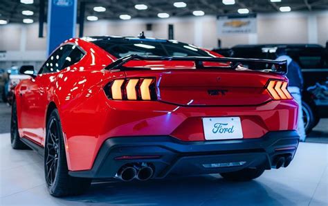 Beautiful Race Red Gt S650 Mustang At Auto Show Mustang7g 2024