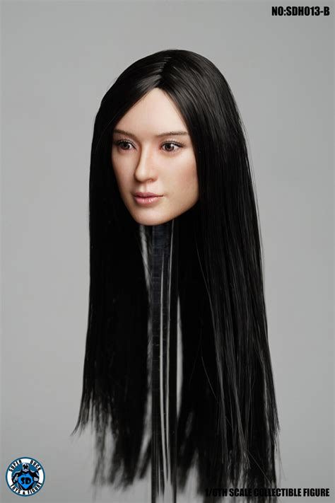 Dragon Modelsde Asian Long Haired Headsculp Im Maßstab 16 Online