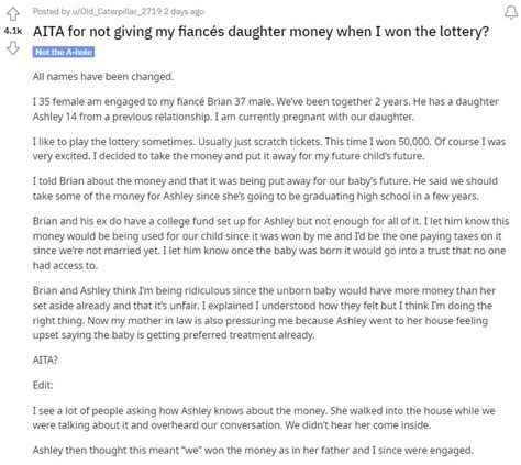 Woman Refuses To Pay For Fiance S Daughter S College Meaww