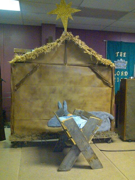Nativity Backdrops And Stage Set Creating A Self Standing