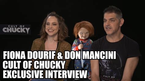 cult of chucky fiona dourif and don mancini exclusive interview youtube