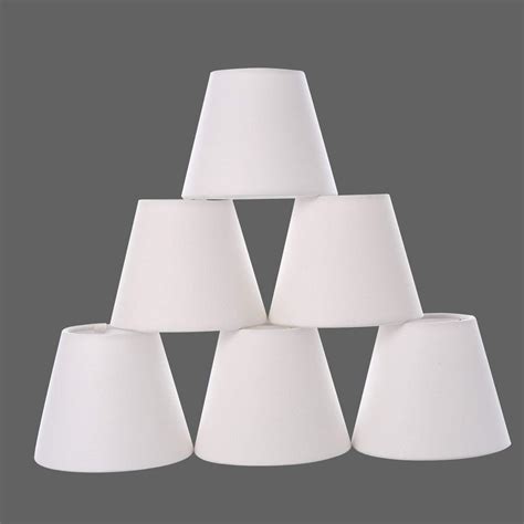 Chandelier Shades Small Lamp Shade Hardback Clip On Shades With White
