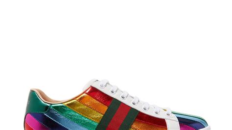 What To Wear To Pride 2017 Gucci Rainbow Trainers British Vogue
