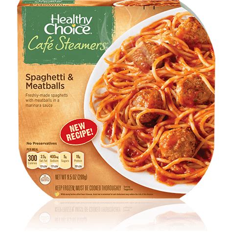 What are tv dinners called now? Spaghetti & Meatballs | Healthy Choice