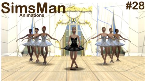 The Sims 4 Ballet Animations Simsman 28 Youtube