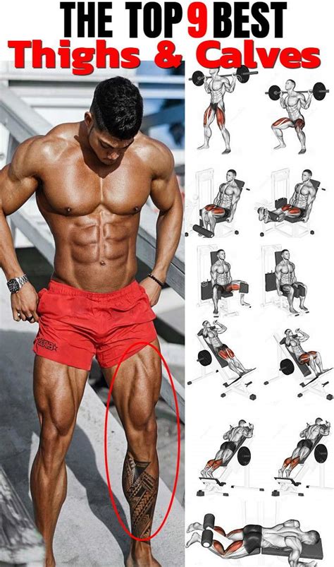 The Top 9 Best Thigh And Calf Exercises Ever Devised In One Workout Calf