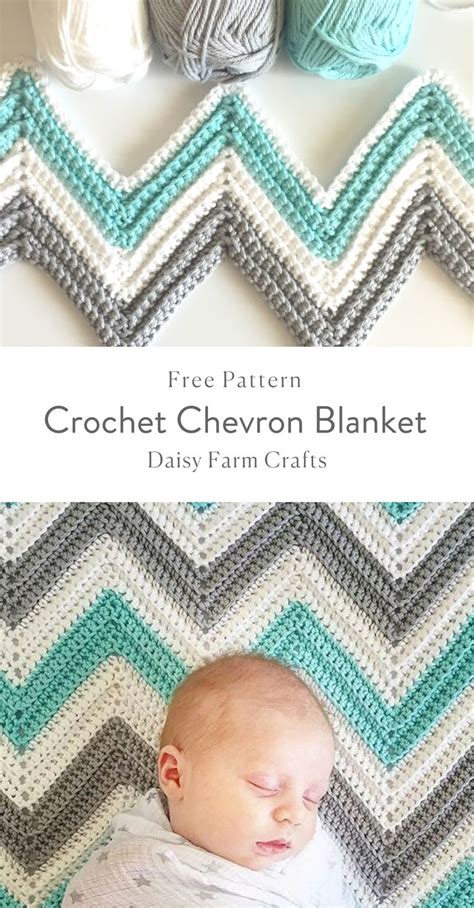 Daisy Farm Crafts Chevron Crochet Patterns Crochet Chevron Baby