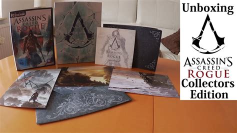 Unboxing Assassins S Creed Rogue Collectors Edition Artbook German