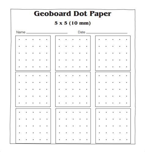 Free 11 Sample Dot Papers In Word Pdf