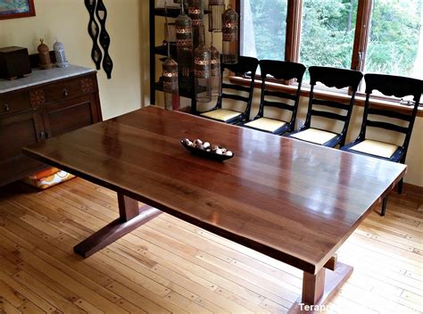 Check spelling or type a new query. Hand Made Live-Edge Walnut Trestle Dining Table by ...