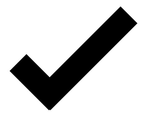 Checkmark Svg White Background Confirm Icon Transparent Png