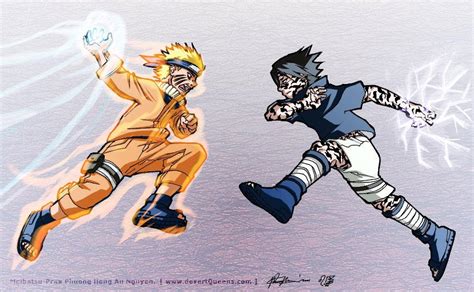 Naruto Vs Sasuke By Meibatsu On Deviantart