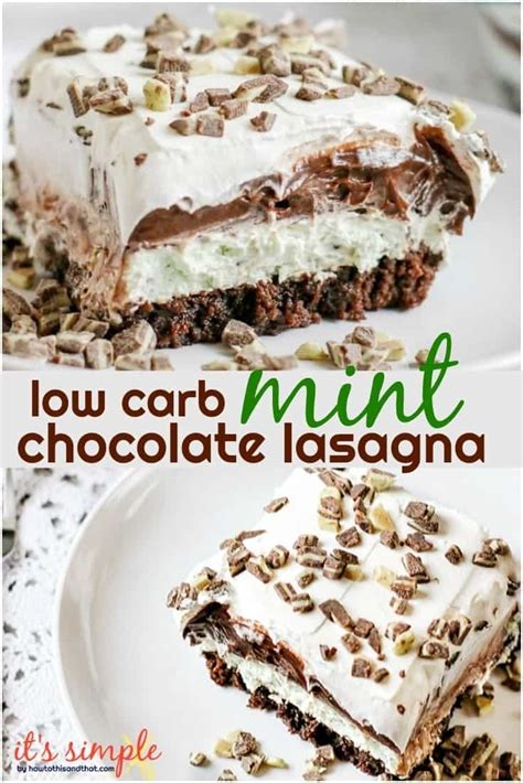 Low Carb Chocolate Lasagna Keto Dessert Recipe