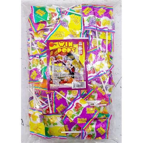 100pcs Win Pops Lollipop 晶晶棒糖🍬 Halal Shopee Malaysia