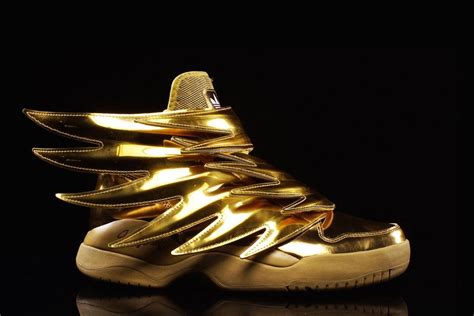 Adidas Shoes Adidas Jeremy Scott Wings Batman Shoes Gold Basketball