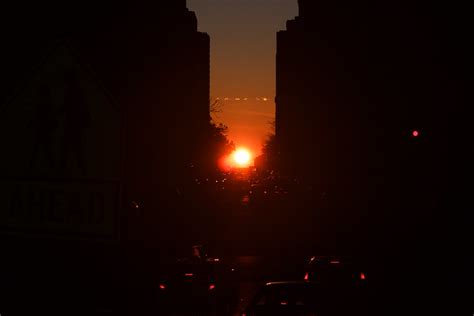 Manhattanhenge Sunrise Nov 28 2014 Flickr Photo Sharing