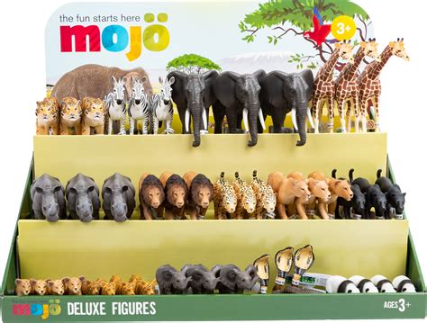 Mojo Display Wildlife Animals Import For Kids Aps