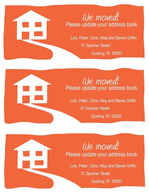 We Are Moving Cards Free Printable Free Printable