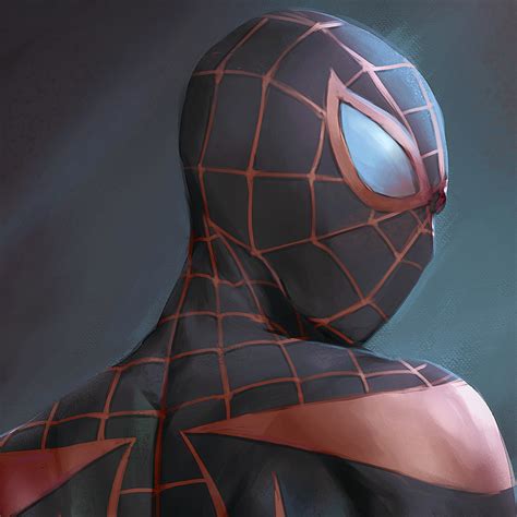 2048x2048 Miles Morales In Spider Man Into The Spider Verse Ipad Air Hd