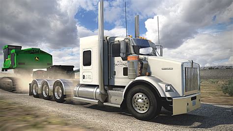 Kenworth T Wide Hood Heavy Haul American Truck Simulator ATS K Team Edition Mods