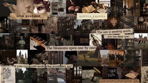Enter The World Of Literature With Dark Academia Aesthetic Background