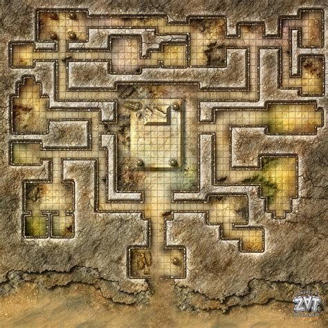 Battlemap 50x50 Deserted Desert Dungeon A Free Oc Map Rdndmaps
