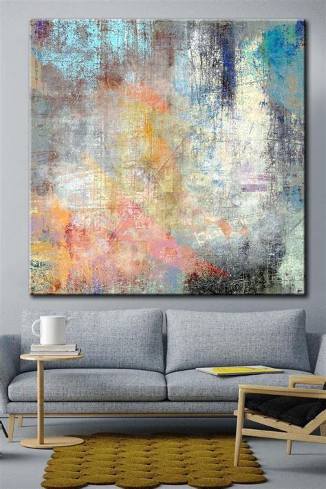 Abstract Painting On Canvas Large Hand Painted Oil Painting Texture