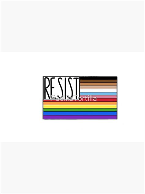 Resist United Flag Sticker For Sale By Padillatortilla Redbubble