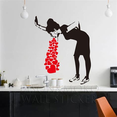 Buy Banksy Style Lovesick Girl Woman