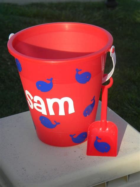 Personalized Sand Beach Bucket Pail By Tootlebugs On Etsy 1000