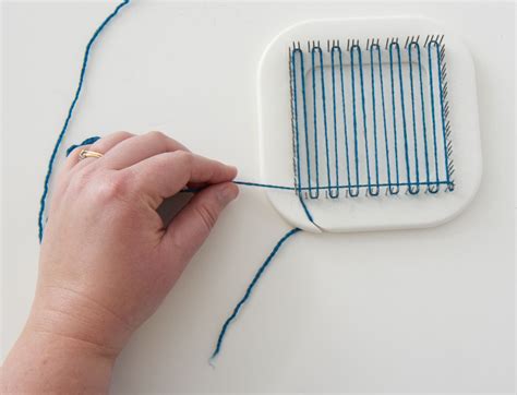 Handwoven Rigid Heddle Weaving Pin Weaving Weaving Tutorial
