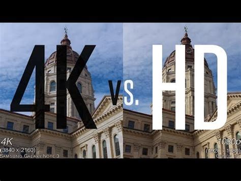 The numbers correspond to the lines of pixels that are displayed horizontally. 4K VS HD: Side By Side Comparisons - YouTube