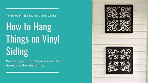 How To Hang Things On Vinyl Siding Without Damaging Your Home Youtube