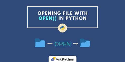 Opening A File Using Open Method In Python Askpython
