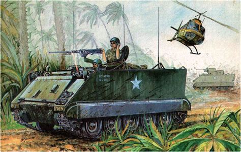 M113 In Vietnam With Images Vietnam Art War Art Military Artwork
