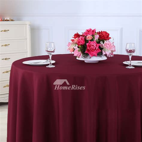 Sears carries tablecloths for round, square and rectangular tables. Cheap Round Tablecloths 90/120 Inch Polyester Blue/Pink/Brown