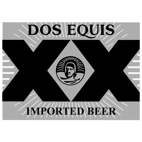 dos equis logo black and white brands logos