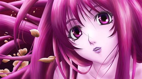 Wallpaper Illustration Anime Girls Hair Toy Pink Tenjou Tenge Natsume Aya Screenshot