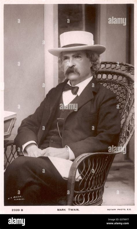 Mark Twain American Writer Born Samuel Langhorne Clemens 1835 1910
