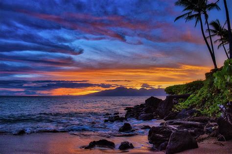 West Maui Sunset Glow Photograph By Dave Fish Fine Art America