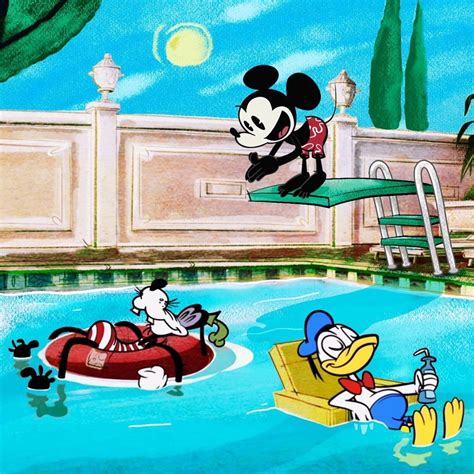 Mickey Mouse On Instagram “high Diving Into The Weekend Like 🌊 Tag Your Pool Party Crew