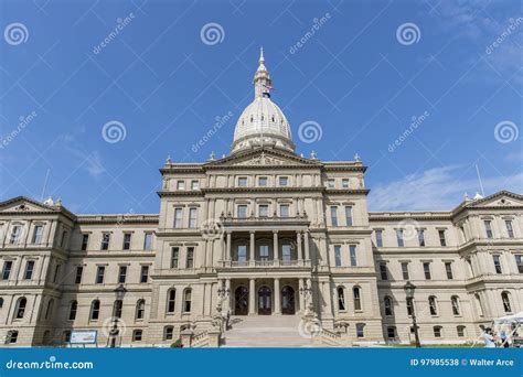 Michigan State Capitol Stock Photo Image Of Legislature 97985538