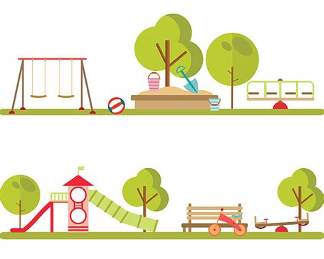 Best Playground Equipment Illustrations Royalty Free Vector Graphics