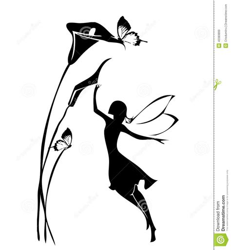 Free for commercial use no attribution required high quality images. Fairy silhouette stock illustration. Illustration of ...