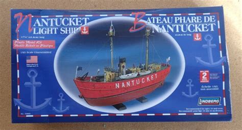Lindberg Lnd 195 Nantucket Light Ship Plastic Model Kit 70860 Lnd70860