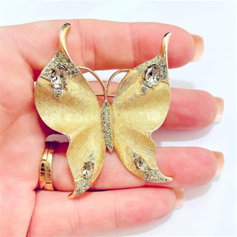 Trifari Jewelry Trifari Butterfly Brooch 9450s By Alfred Philippe